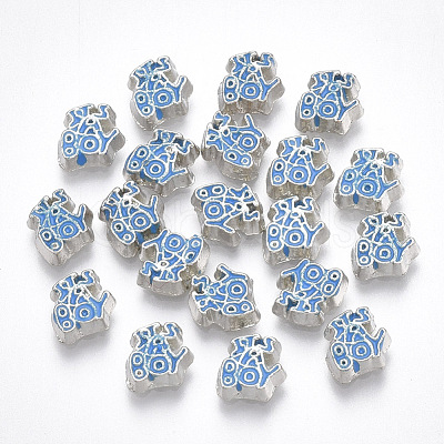 Alloy Enamel Cabochons PALLOY-T054-49-1