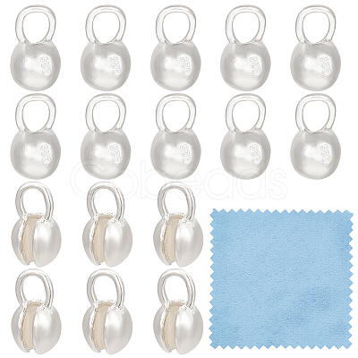 925 Sterling Silver Bead Tips FIND-BC0005-44C-1