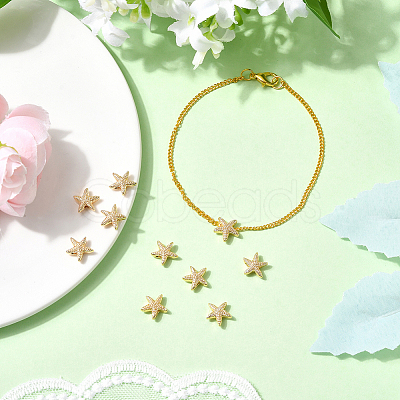 14Pcs Rack Plating Brass Beads KK-BBC0022-48-1