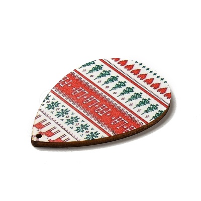 Single Face Printed Wood Big Pendants LS-WOOD-H102-03A-1