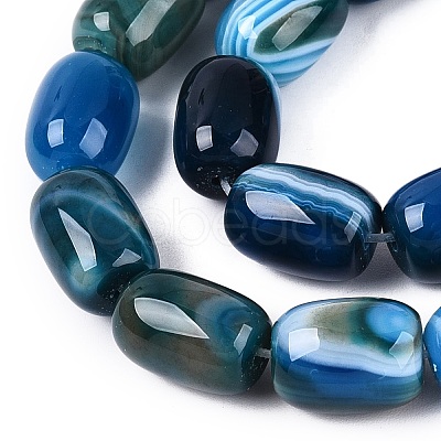 Natural Agate Beads Strands G-N356-02B-09-1