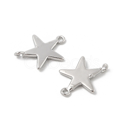 Brass Connector Charms KK-U047-01P-1
