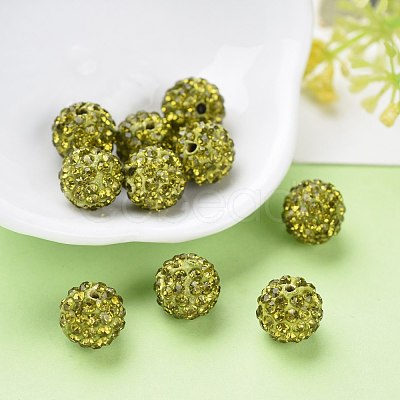 Pave Disco Ball Beads RB-A130-10mm-2-1