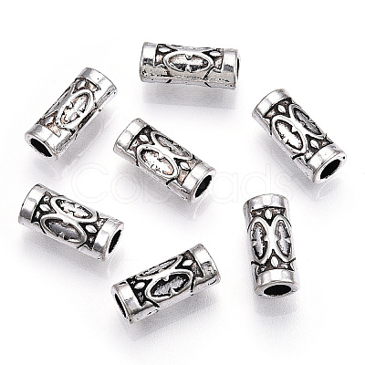 Tibetan Style Alloy Beads TIBEB-TAC0002-05AS-1