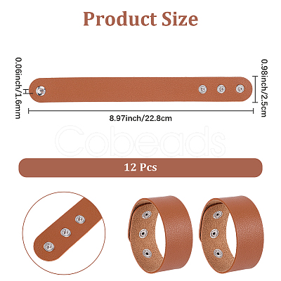 12Pcs PVC & Iron Cord Bracelets AJEW-CL0002-49B-1
