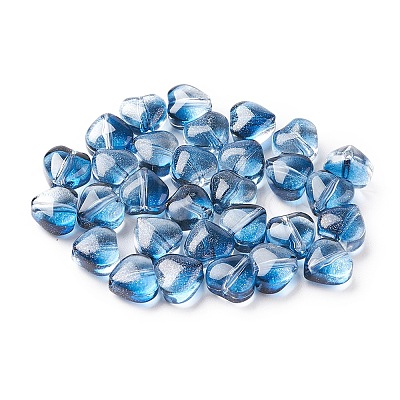 Electroplate Glass Beads EGLA-E059-F09-1