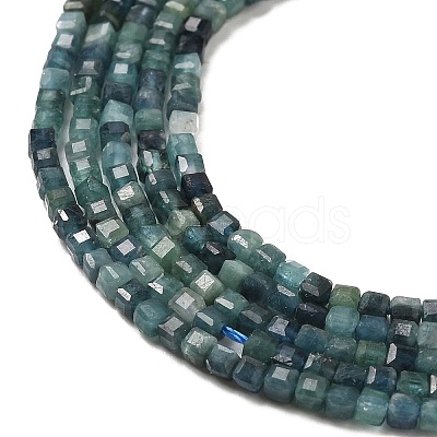 Natural Blue Tourmaline Beads Strands G-E608-B05-1