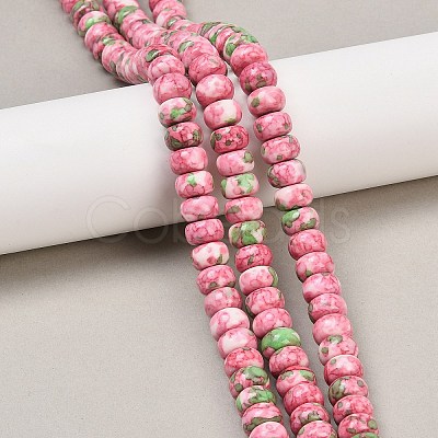 Dyed Synthetic Riverstone Beads Strands G-Z105-C01-01E-1