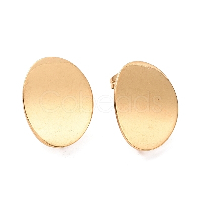 Ion Plating(IP) 304 Stainless Steel Stud Earring Findings STAS-Q231-10G-1