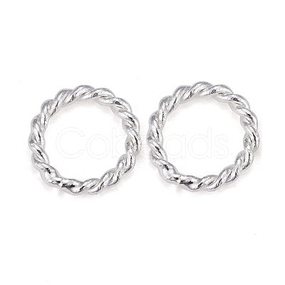 Brass Soldered Closed Jump Rings KK-K253-15B-03S-1