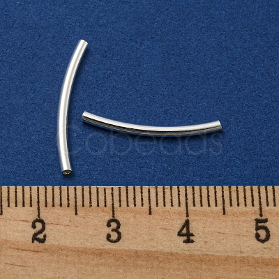925 Sterling Silver Tube Beads STER-D035-12S-04-1