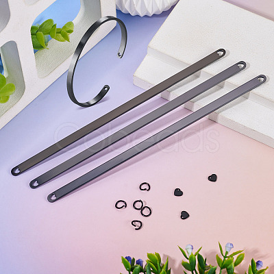 DIY Cuff Bangle Making Kits DIY-TA0014-48A-1