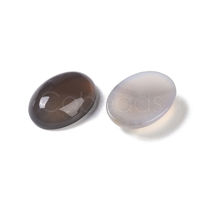 Natural Grey Agate Cabochons G-B080-01A-26-1