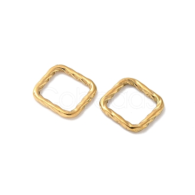 304 Stainless Steel Twisted Linking Rings STAS-L300-006D-G-1