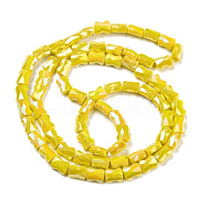 AB Color Plated Glass Beads Strands EGLA-P051-06B-B03-1