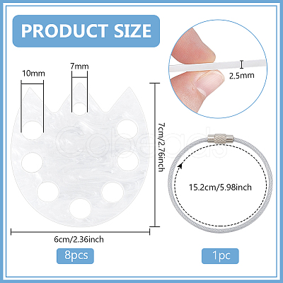 Acrylic Floss Bobbin TOOL-BC0002-86D-1