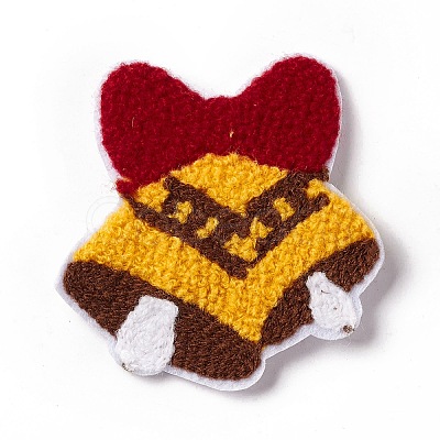 Christmas Bell Cloth Snap Hair Clips LS-PHAR-G003-15-1