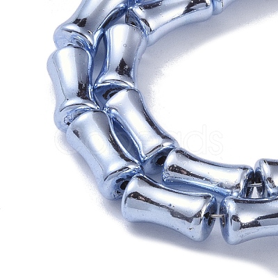 Electroplate Glass Beads Strands EGLA-Q128-13I-1