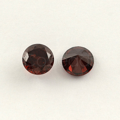 Diamond Shaped Cubic Zirconia Pointed Back Cabochons ZIRC-R004-8mm-M-1