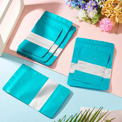 18Pcs 3 Styles PE Resealable Bags with Window OPP-TAD0001-01G-1