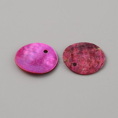 Natural Akoya Shell Pendants LS-BSHE-WH0002-05C-1