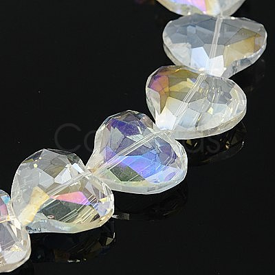Electorplated Glass Beads EGLA-E004-09-1
