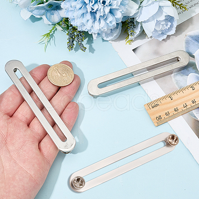 4Pcs 304 Stainless Steel & Brass Brooches JEWB-CP00001-1