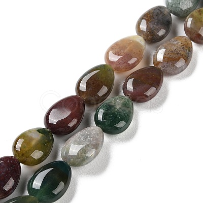Natural Indian Agate Beads Strands G-K357-A18-01-1