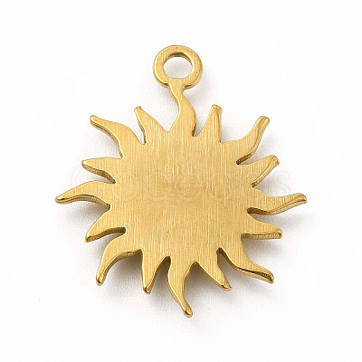 304 Stainless Steel Pendants STAS-M305-08G-1