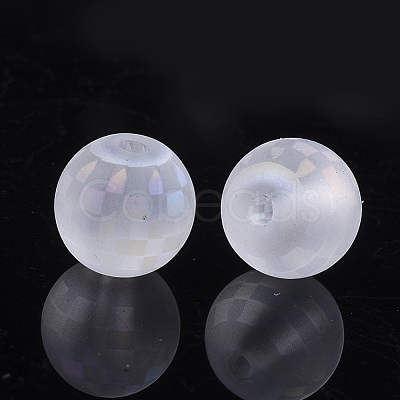 Electroplate Glass Beads X-EGLA-S178-04I-1