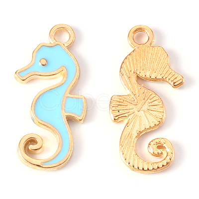 Alloy Enamel Pendants ENAM-S121-037C-1