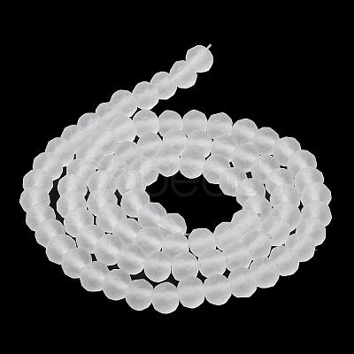 Transparent Glass Beads Strands EGLA-A034-T8mm-MD19-1