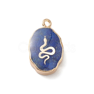 Natural Lapis Lazuli Pendants G-K333-01M-1