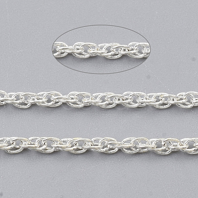 Soldered Brass Coated Iron Rope Chains CH-T002-04S-1