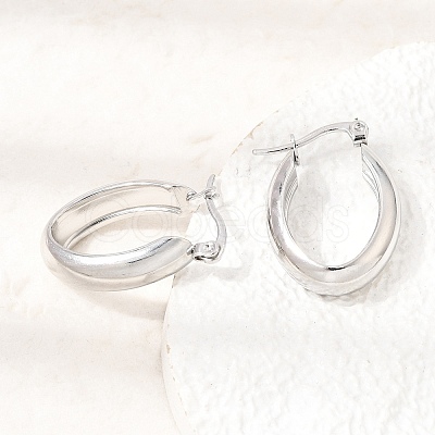 201 Stainless Steel Hoop Earrings for Women SA-CBA4A0D-08P-1