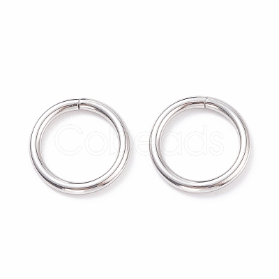 Non-Tarnish 304 Stainless Steel Closed Jump Rings X-STAS-F174-16P-1