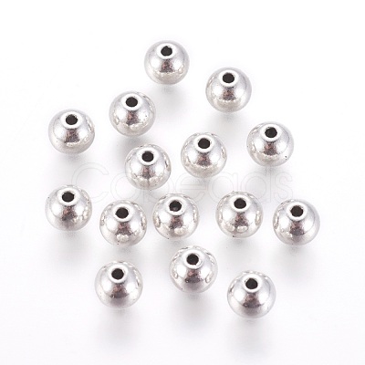 Tibetan Style Alloy Beads TIBEB-Q008-AS-FF-1