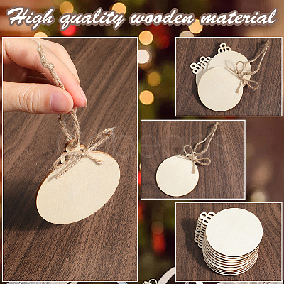 Unfinished Natural Wood Cutouts Ornaments WOOD-SP0001-17B-1