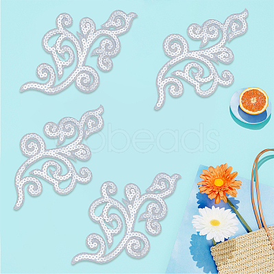 5Pairs Embroidery Thread Clothing Patches PATC-GF0001-97B-1