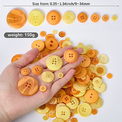 Resin Buttons BUTT-WH20002-07E-1