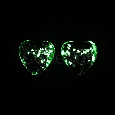 Luminous Handmade Gold Sand Lampwork Beads FOIL-B001-03B-1