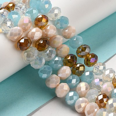 Glass Beads Strands EGLA-A034-M10mm-56-1