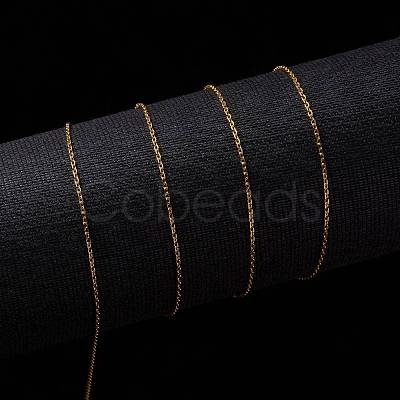3.28 Feet Ion Plating(IP) 304 Stainless Steel Cable Chains X-CHS-H009-02G-1