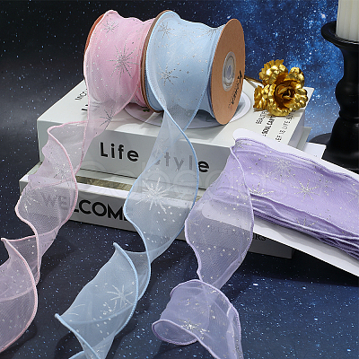 Mesh Ribbon for Bowknot Making OCOR-WH20006-37B-1