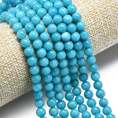Natural Malaysia Jade Beads Strands G-L645-A01-6mm-24-1