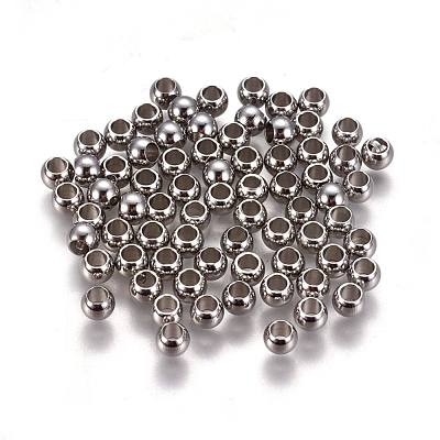 Tarnish Resistant 304 Stainless Steel Spacer Beads STAS-L222-42B-P-1