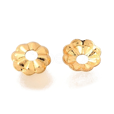 Brass Bead Caps KK-G600-17G-1