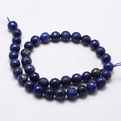 Natural Lapis Lazuli Beads Strands G-D840-38-8mm-1