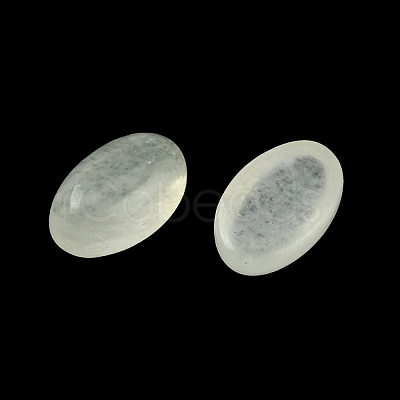 Natural White Jade Cabochons G-A094-01A-33-1
