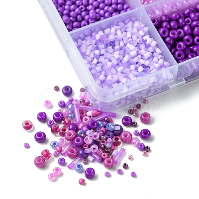150G 15 Styles Baking Paint Glass Seed Beads SEED-FS0001-31B-1